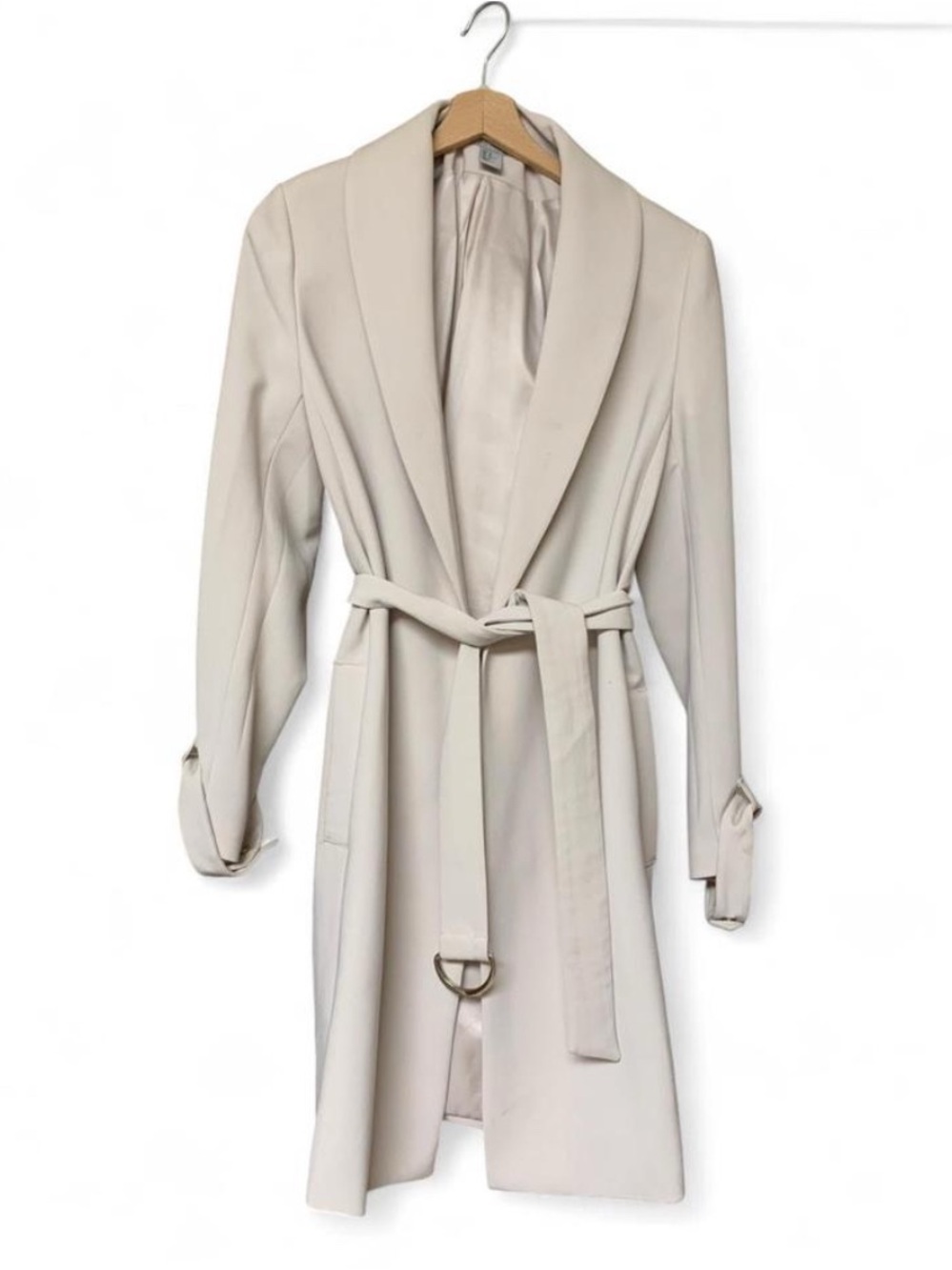 H&M Beige Belted Trench Coat